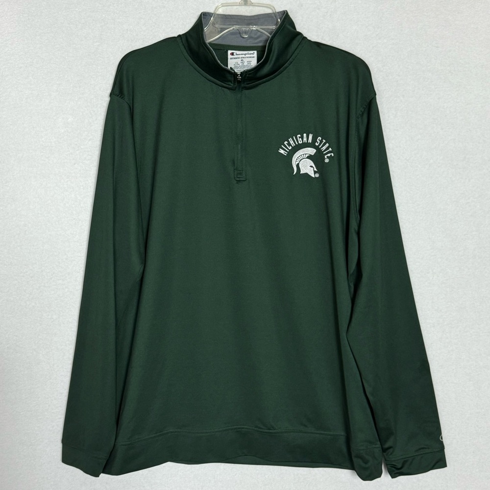 Champion Michigan State Spartans Athleticwear Green Jacket Men’s Size XL…